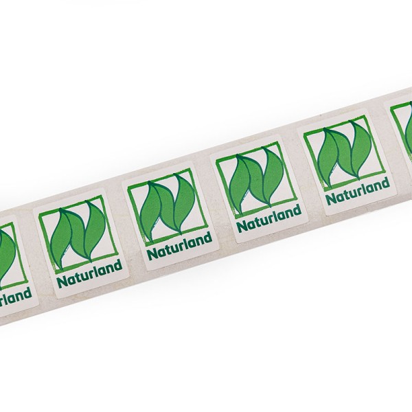 Naturland Sticker – kleiner Aufkleber mit farbigem Naturland Logo