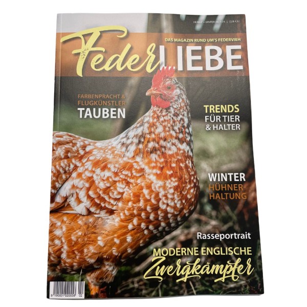 Zeitschrift Federliebe - Das Magazin rund um's Federvieh Herbst/Winter 2023/24