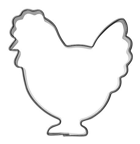 Keksausstecher Huhn – für selbstgemachte Osterkekse, aus Edelstahl