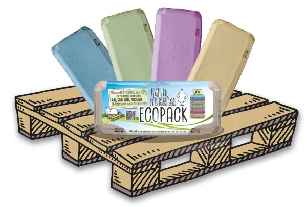 3080 Stück (Palette) EcoPack 10er mit eigenem Etikett - Mengenrabatt